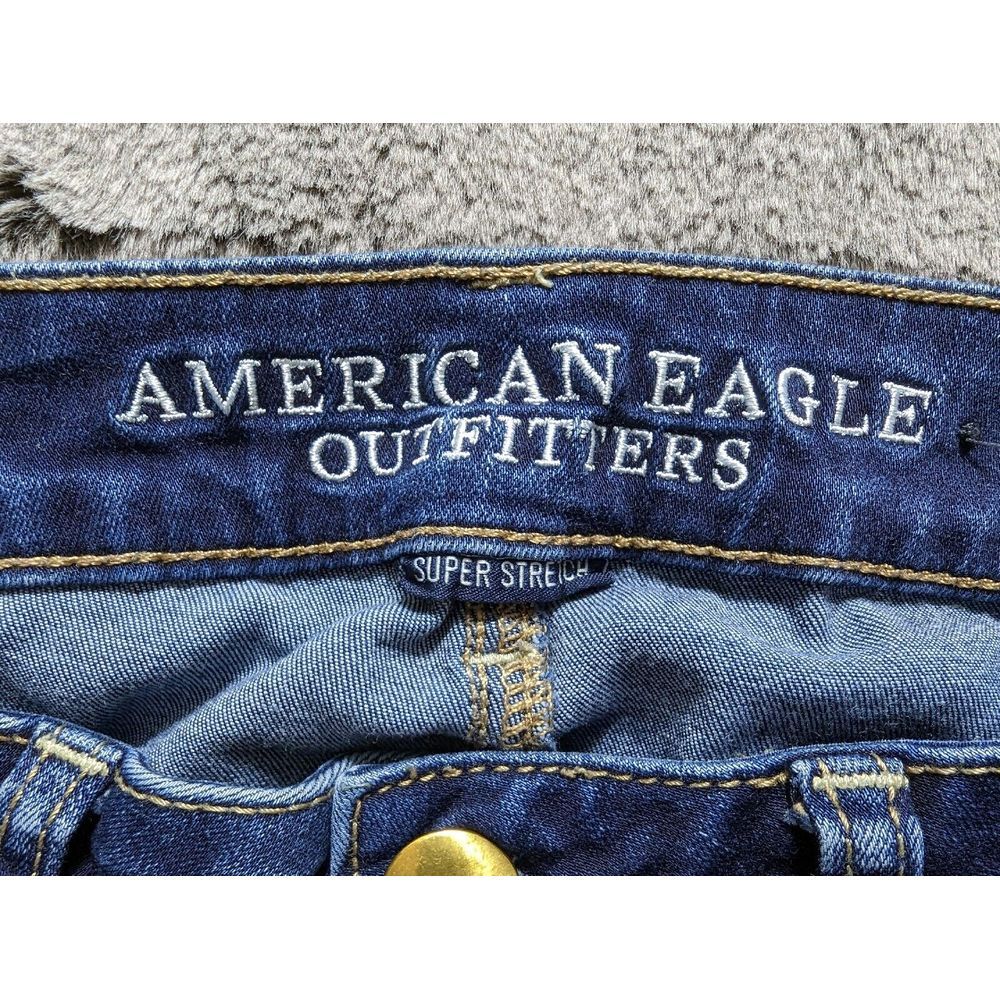 American Eagle Super Stretch Jegging Women's Size 0 Dark Wash - Picture 4 of 13